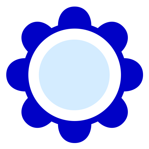 design fleur catégorie bleu
