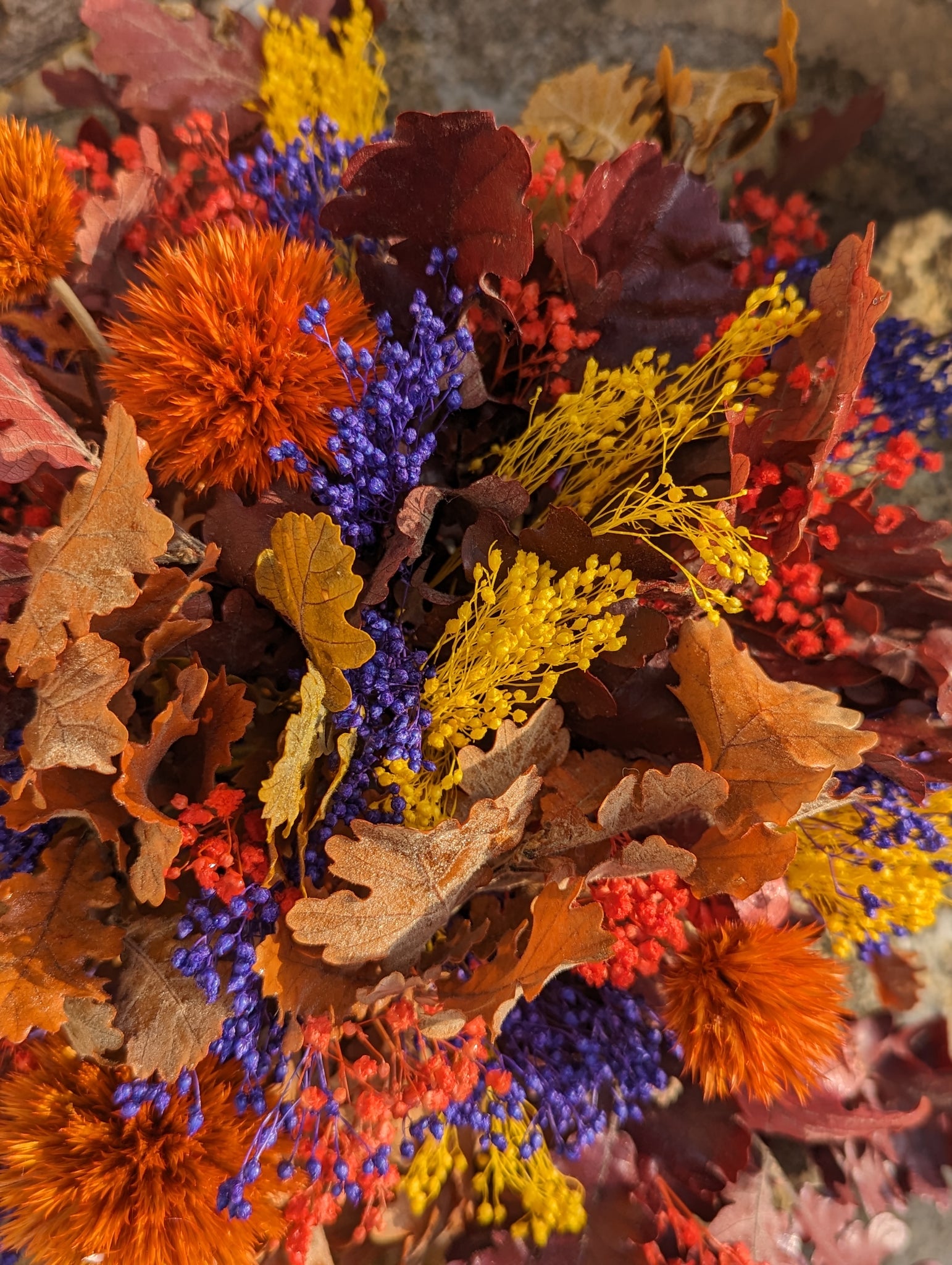 F- Coussin coloré automne