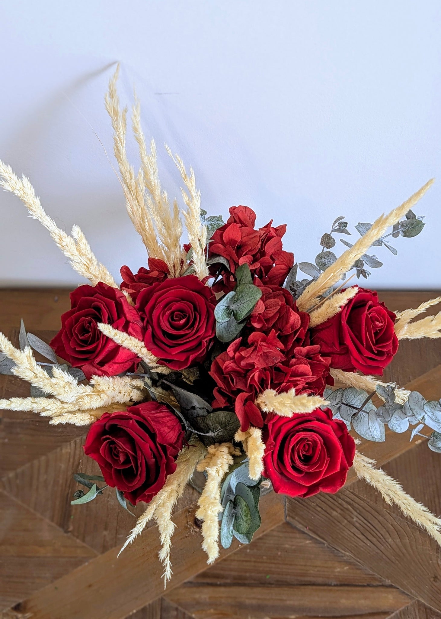 Venissia ensemble bouquet et vase