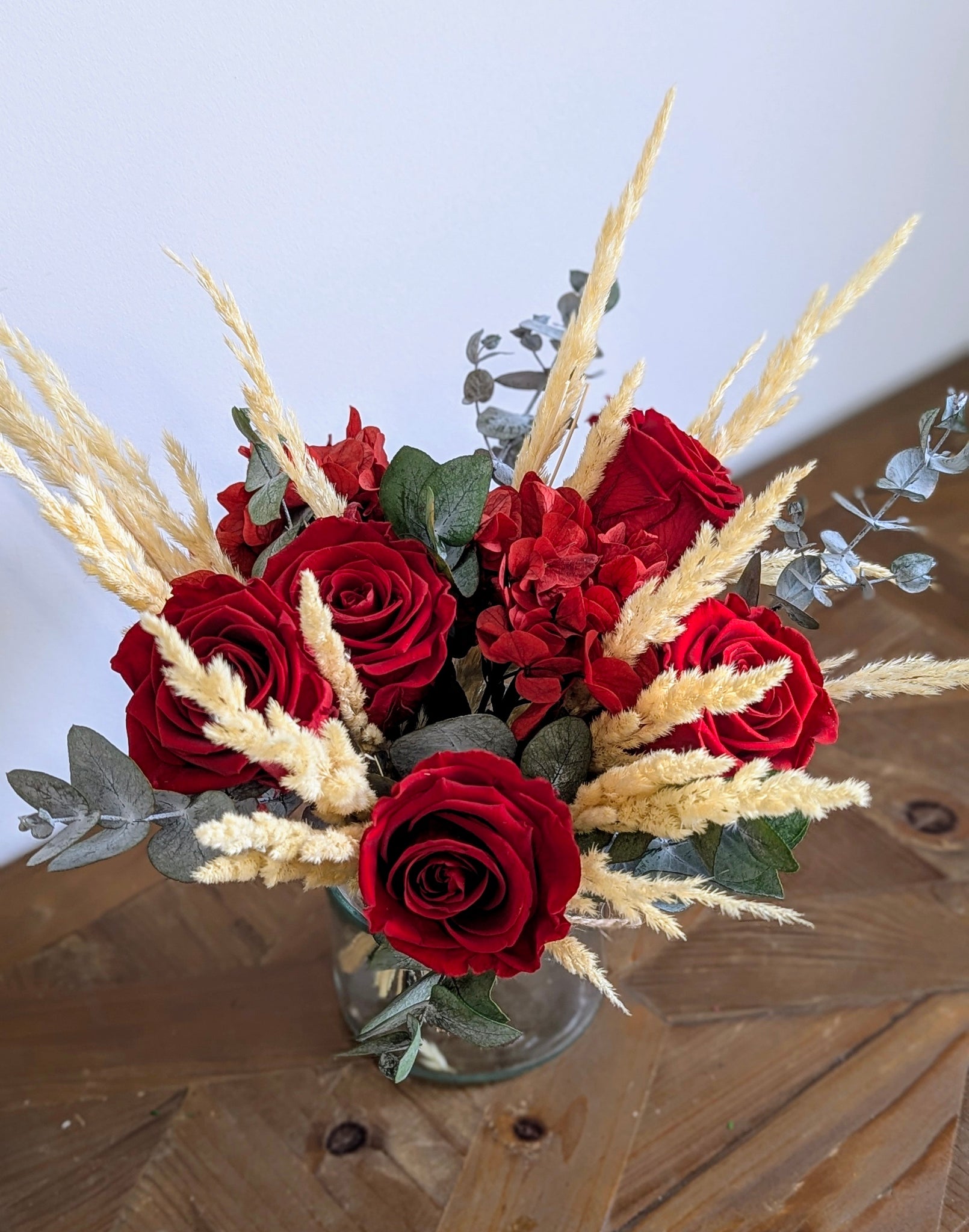Venissia ensemble bouquet et vase