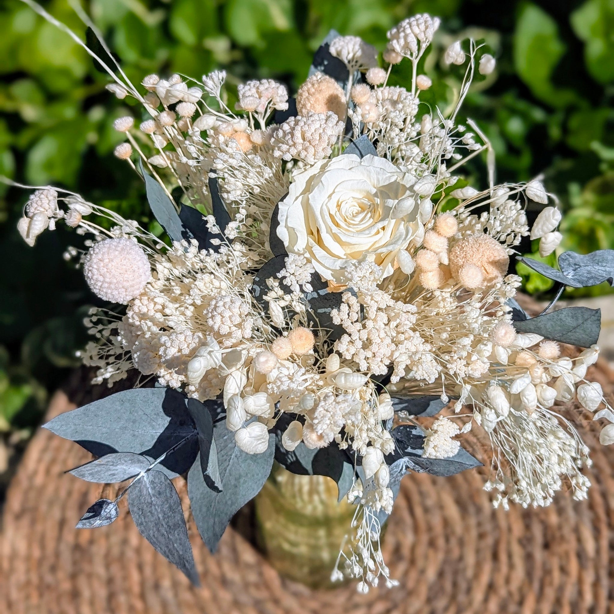 Romantica ensemble bouquet et vase